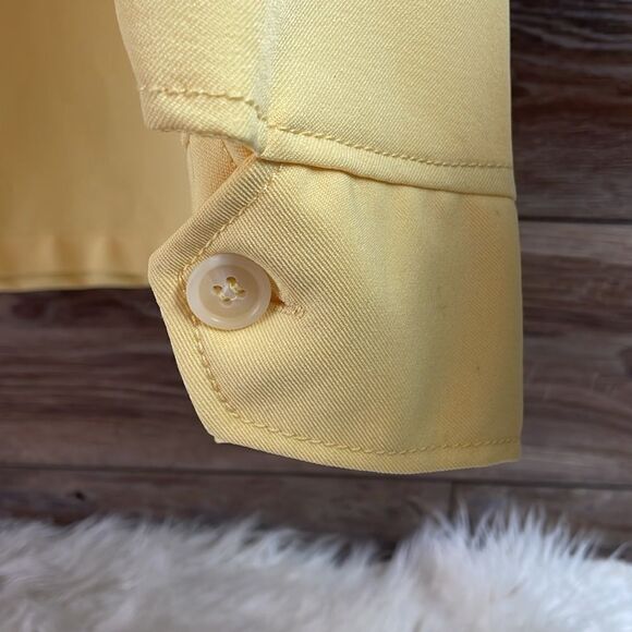 McGregor Women’s Lightweight Button Up Vintage Jacket, Size 42, Yellow - Picture 6 of 9